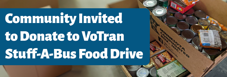 Community Invited to Donate to VoTran Stuff-A-Bus Food Drive